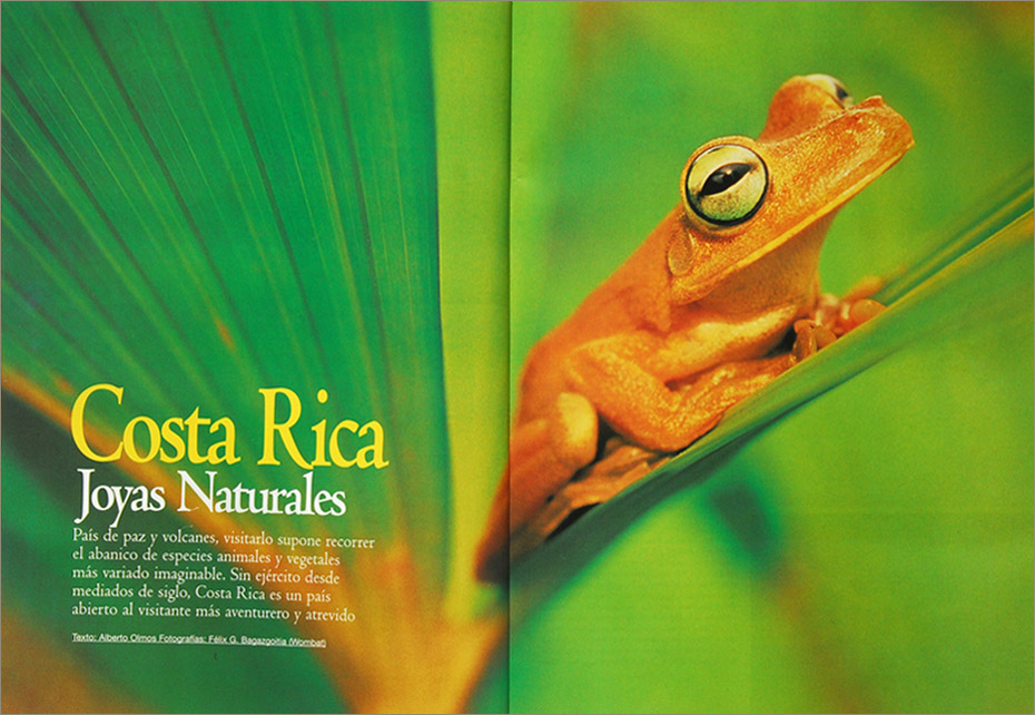 Reportaje Costa Rica - Revista "Paraisos"